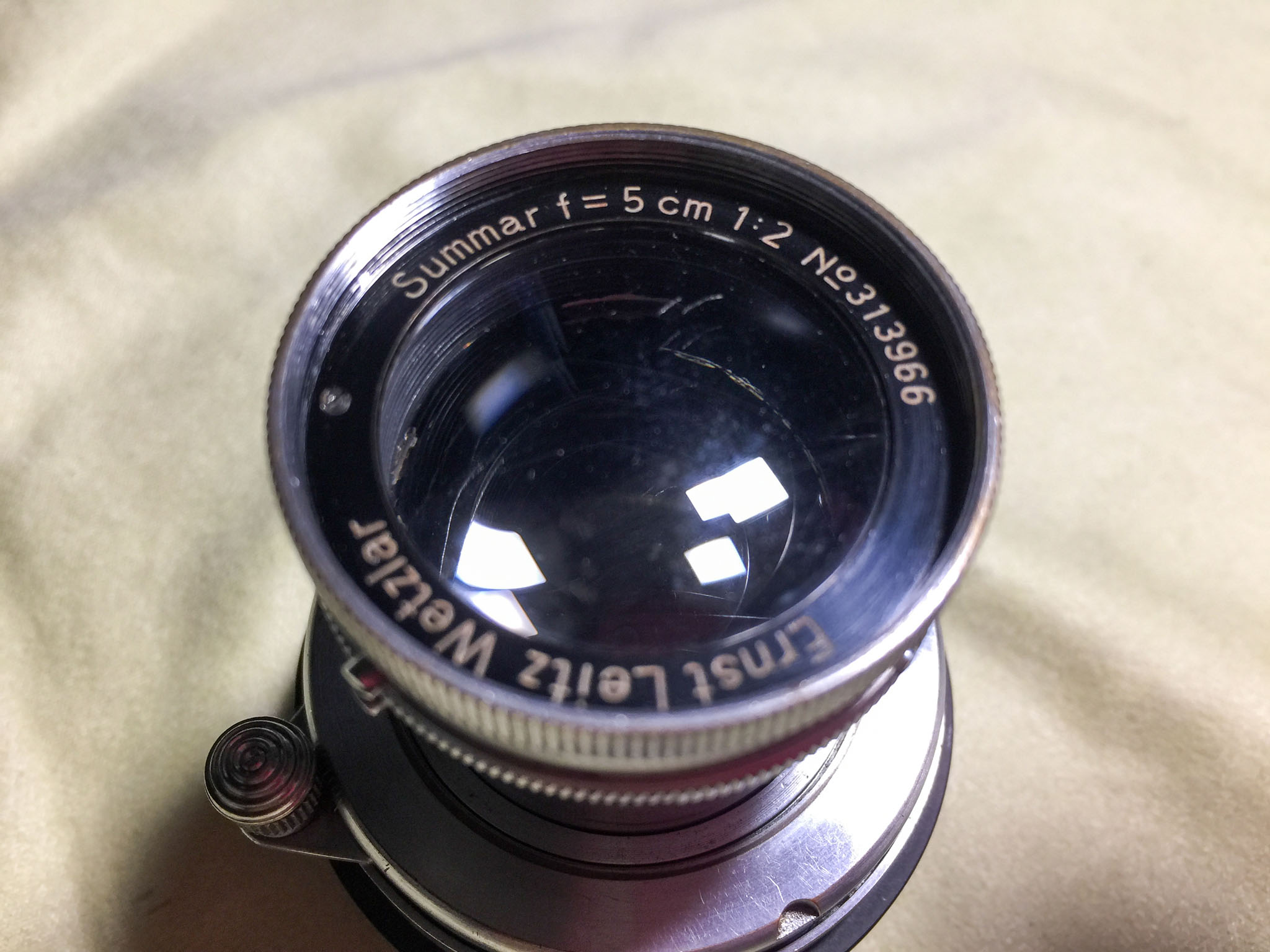Ernst Leitz Wetar Summar 50mm f2 Mマウント改造 Ernst Leitz Wetar