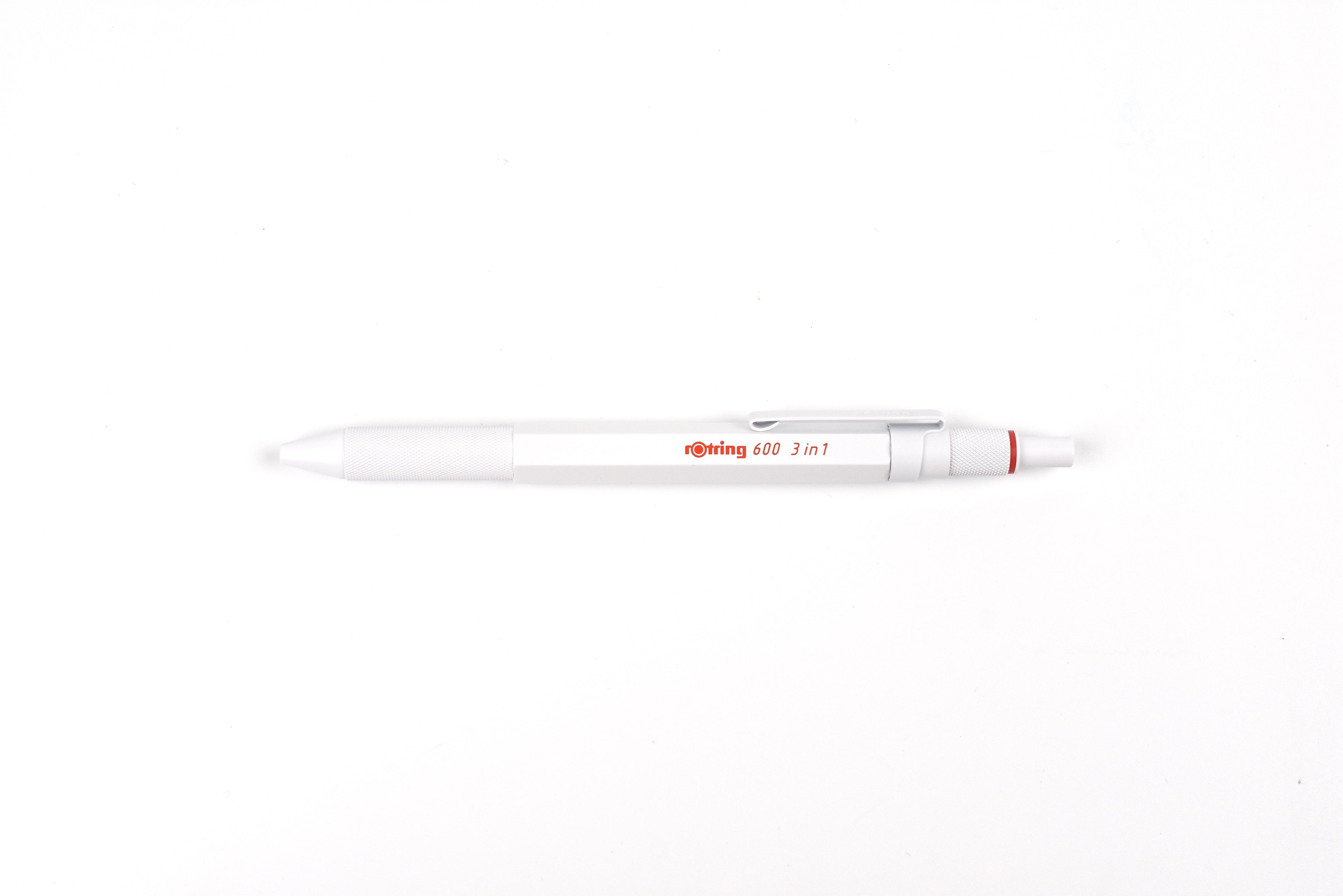 rOtring 600 3-in-1 Ballpoint Multi Pen - White – Yoseka Stationery
