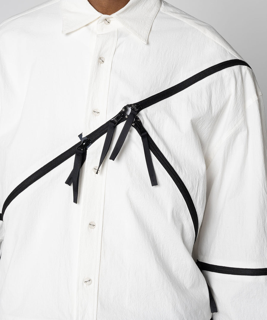 ZIP LINE L/S SHIRT｜yoshiokubo(ヨシオクボ)公式通販｜