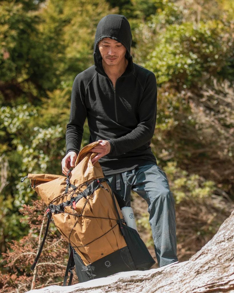 未使用）DFメッシュメリノロングスリーブ L トープ