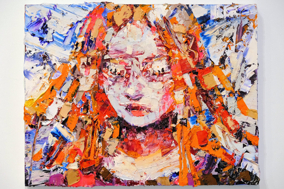 藤川さきアクリルキャンバス作品