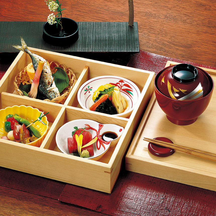 輪島塗松花堂弁当 輪島塗 松花堂弁当箱 五客セット漆塗 大型懐石弁当