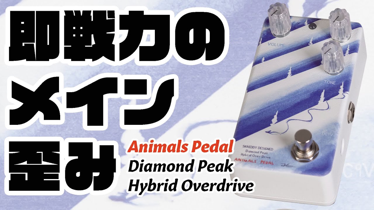 動画：アニマルズペダル、即戦力の歪み！“Diamond Peak Hybrid Over