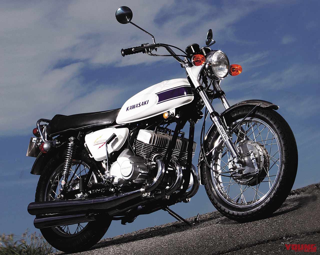 500SS マッハIII 初期 メッキライトケース SS KH 1969 KAWASAKI 500SS