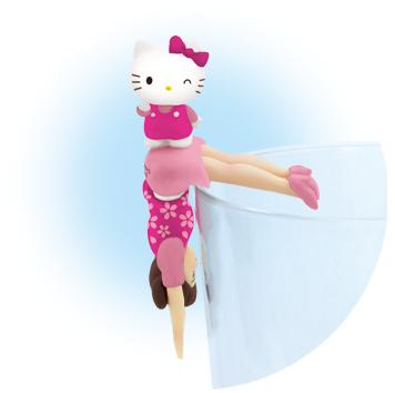 激レア❤キティ コップのフチ子 ストラップ ご当地 カボス 大分限定