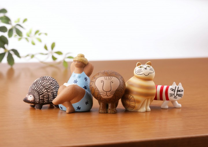 リサ ラーソン ライオンの顔 陶器製フィギュア リサラーソン / Lion