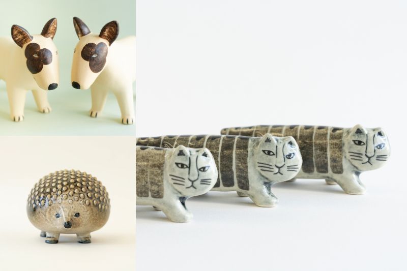 龍風】美術品 土肥心之典作 陶器 置物 共箱付（本物保証）