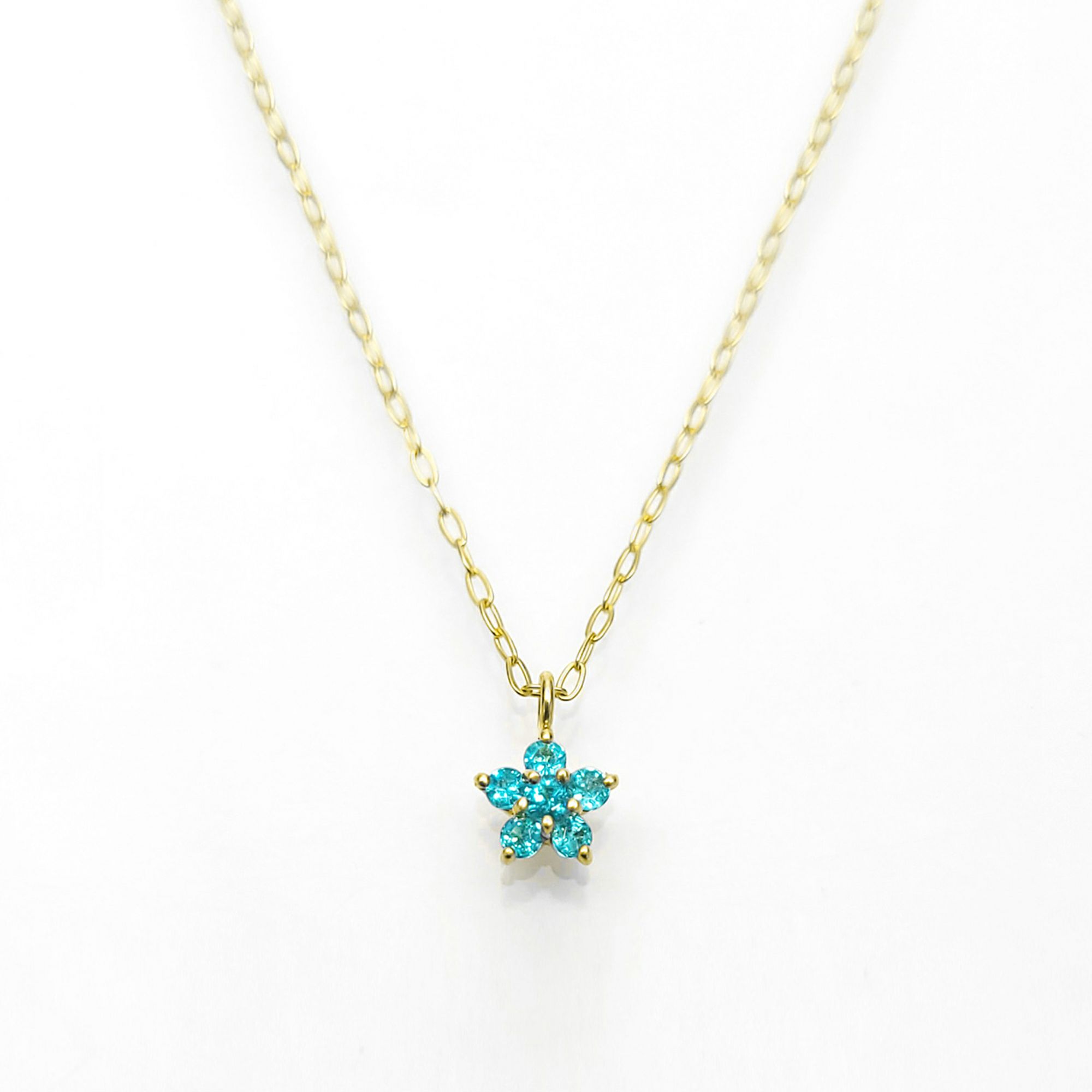 ネオンブルーのお星さま!!☆バターリャパライバトルマリンペンダント