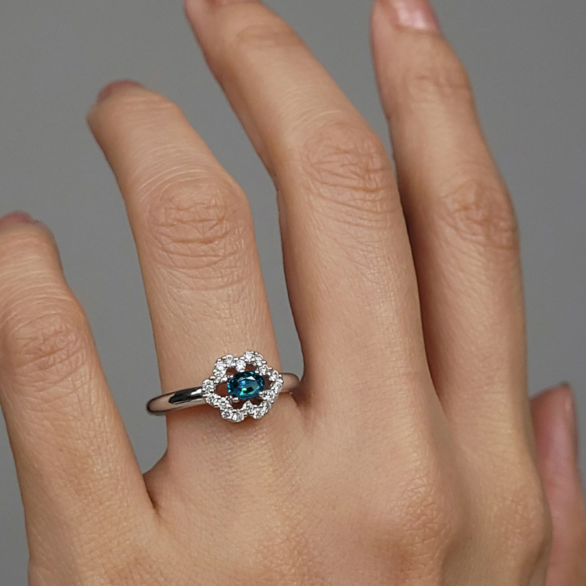 狐華万華鏡の煌めき!!☆ブラジル産アレキサンドライト☆リングオーダー