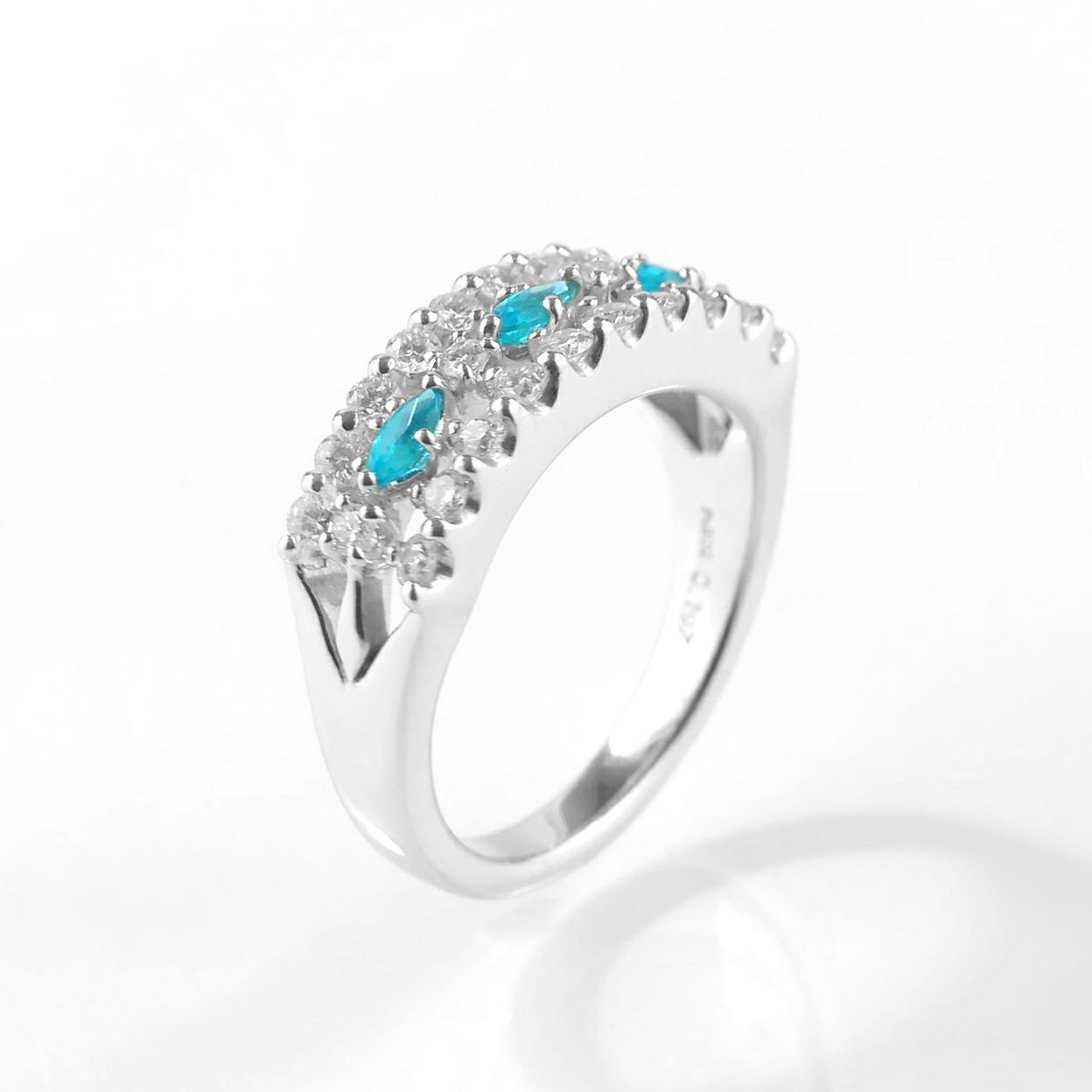 めろんこ☆ブラジルバターリャパライバトルマリン☆リングオーダー