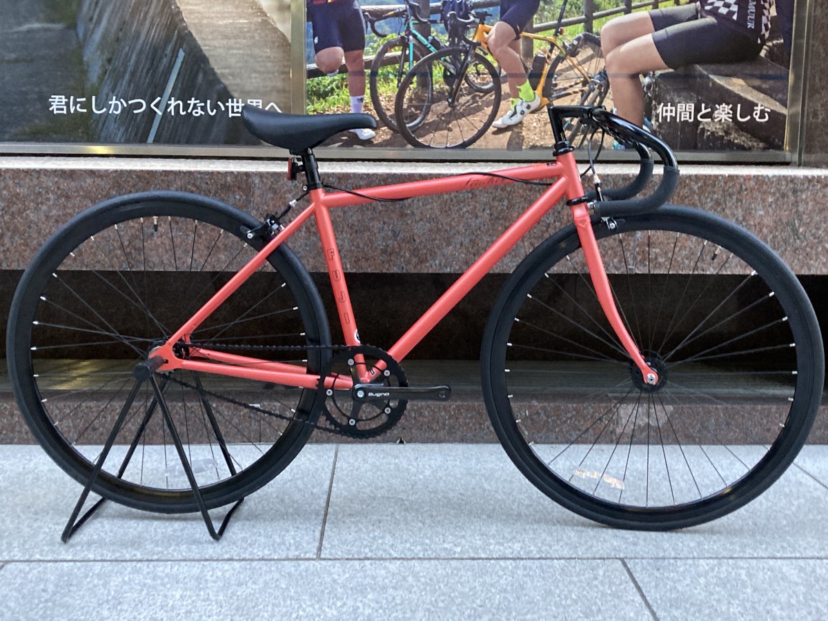 ☆ピストバイク 街乗りセミドロップ仕様 キャリア付 製作中☆