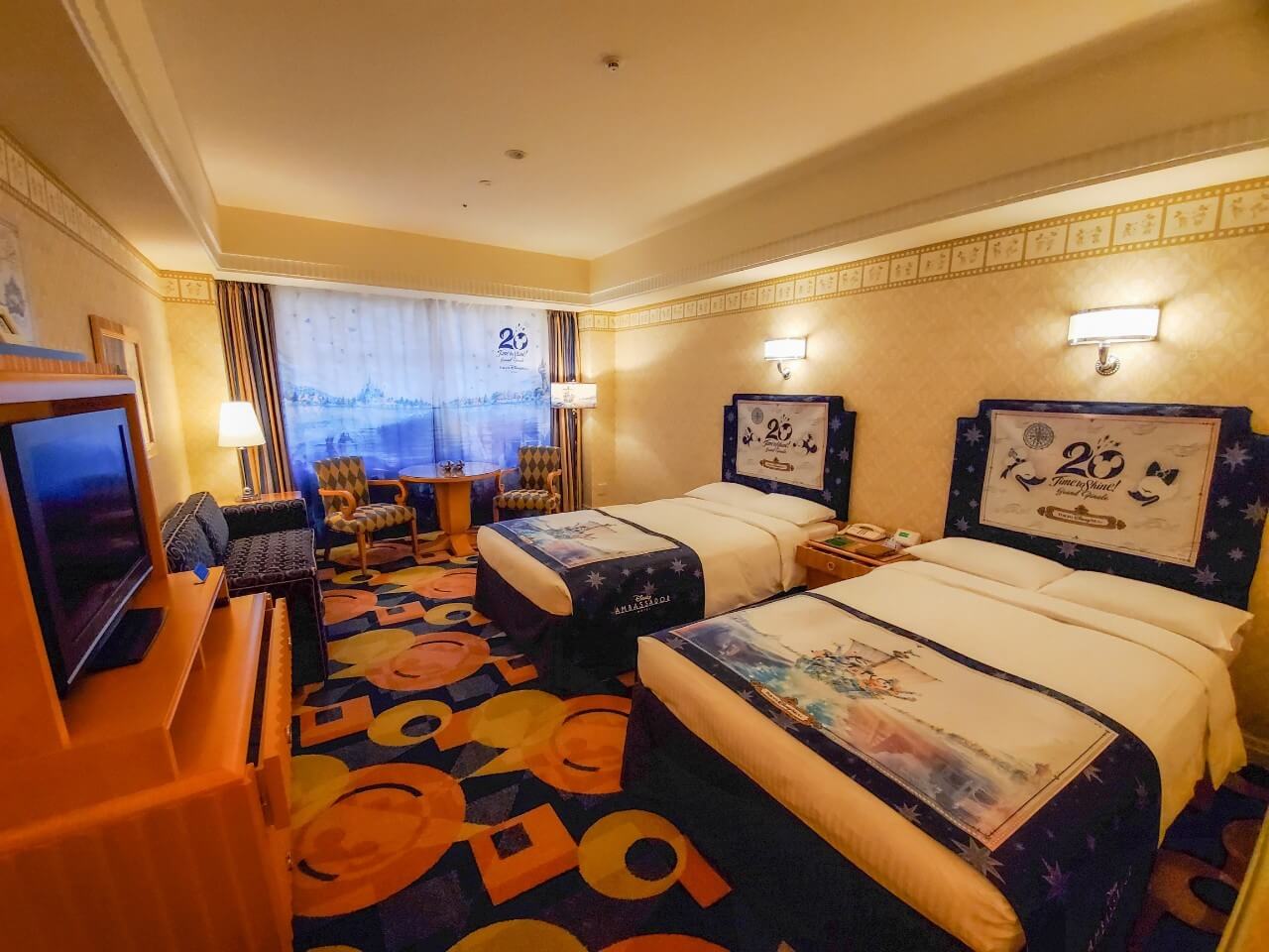 アンバサダーホテルのTDS20thグランドフィナーレスペシャルルームに