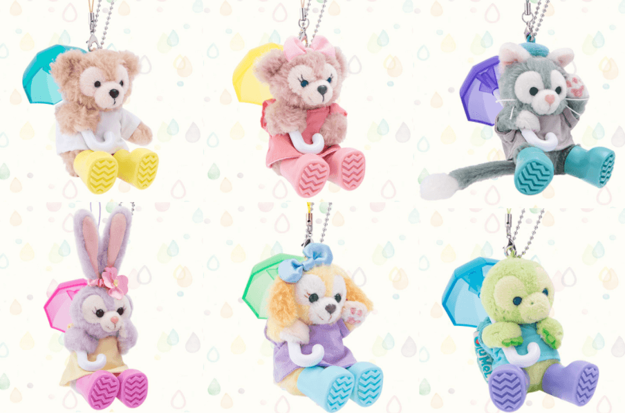 ダッフィー レイニーデイズ ぬいば4種 ダッフィー＆フレンズの