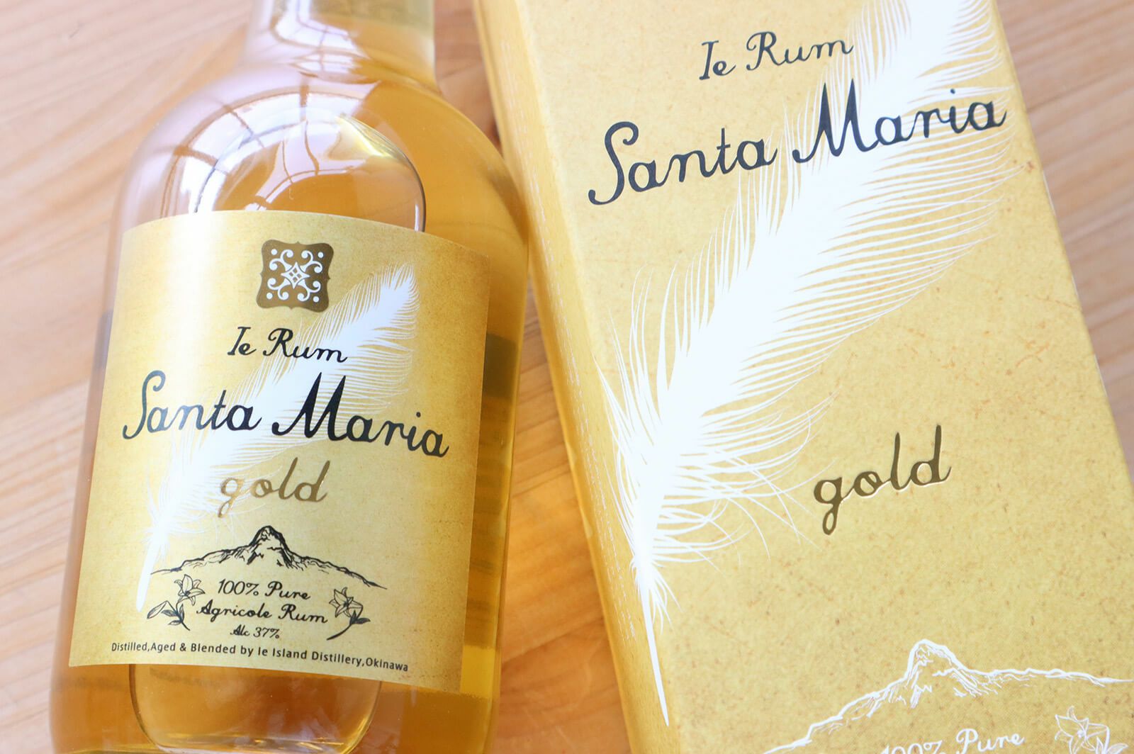 イエラムサンタマリア ゴールド300mL（ラム酒） 伊江島蒸留所 | ゆ