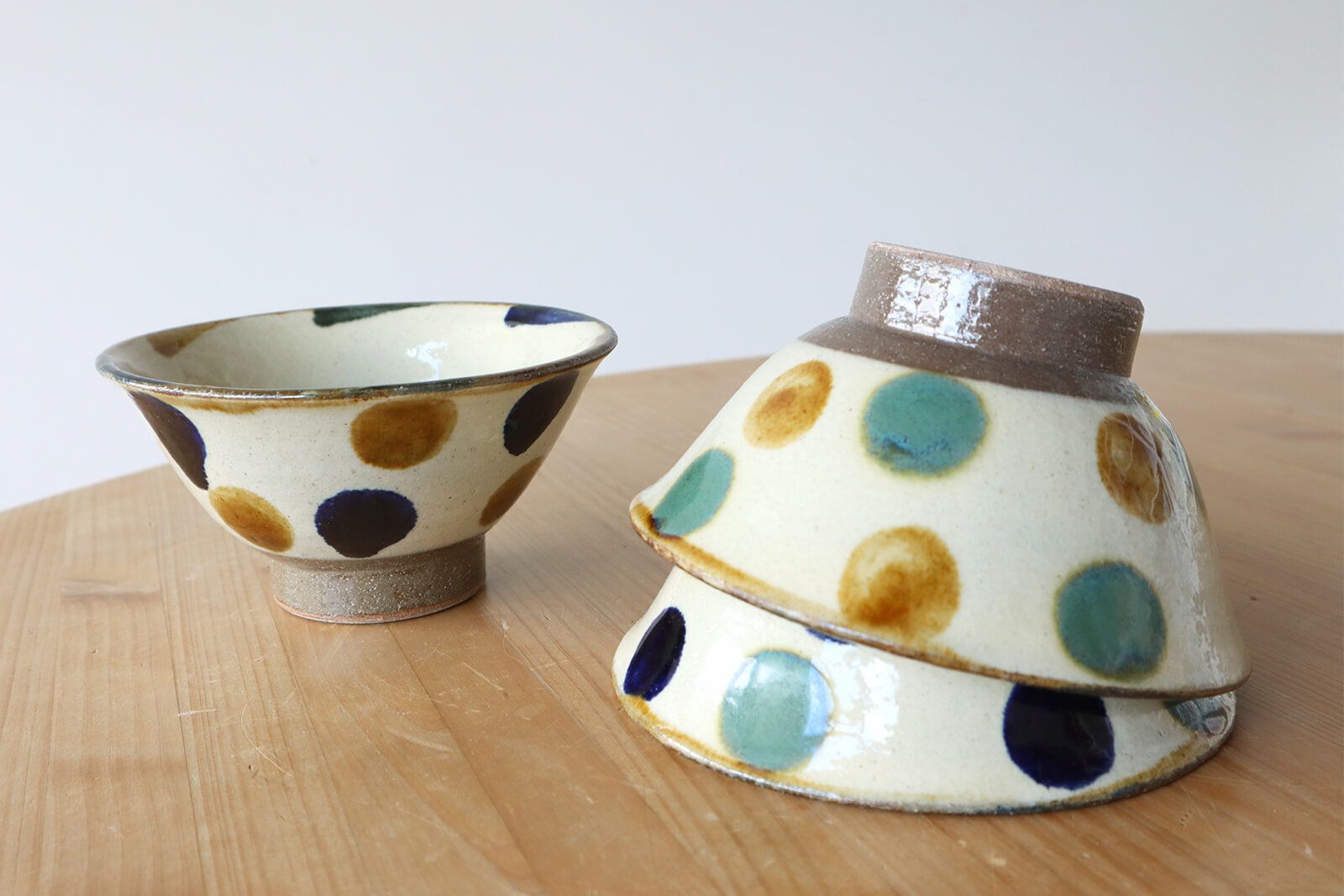 やちむん マカイ3.5寸 三彩 勝窯 | ゆいまーる沖縄 ＜Online＞