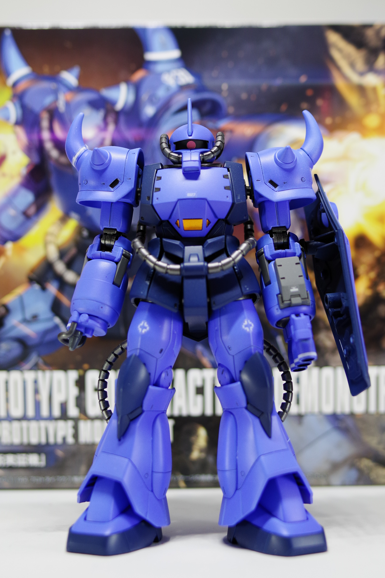HG プロトタイプグフ 全塗装 塗装済み 完成品 モノアイLED化 HG