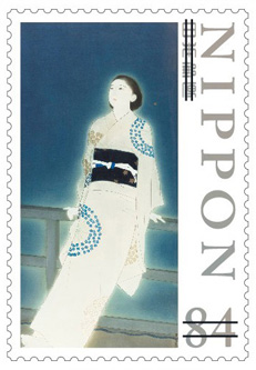 日本の古切手 美しい絵図 その2 10枚 絵本の世界シリーズ 第6