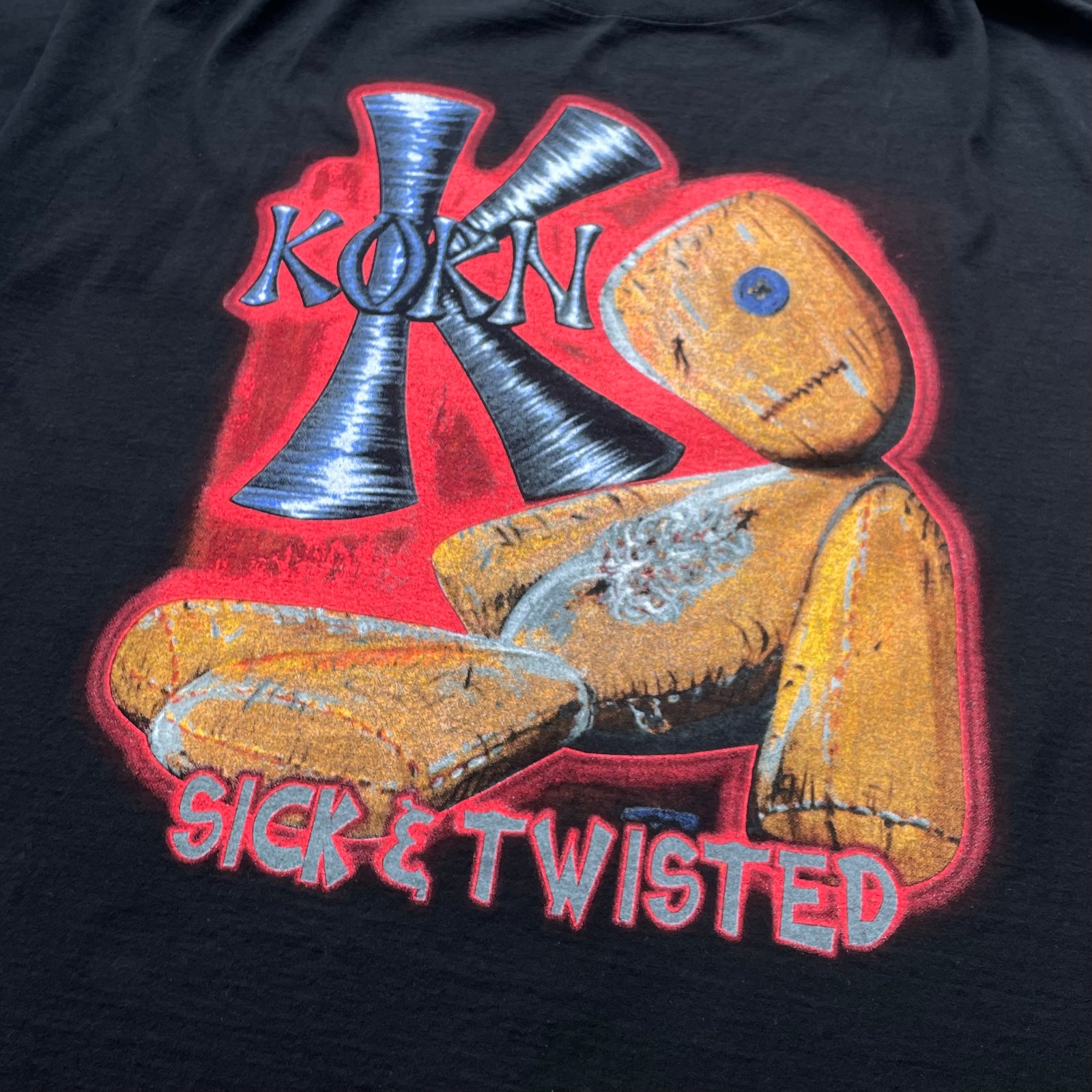古着Tシャツ】 音楽 Korn SICK & TWISTED WORLD TOUR 2000 
