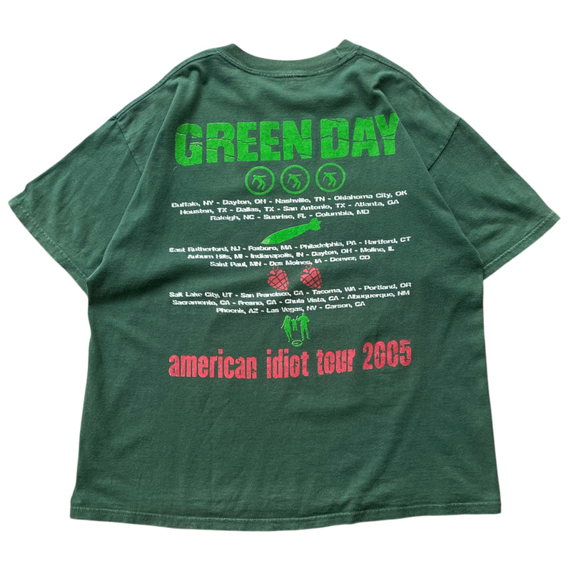 古着Tシャツ】音楽 GREEN DAY american idiot tour 2005 bootleg