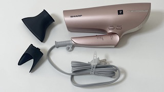 SHARP プラズマクラスター ドライヤー IB-NP9-P （ピンク系キャメル