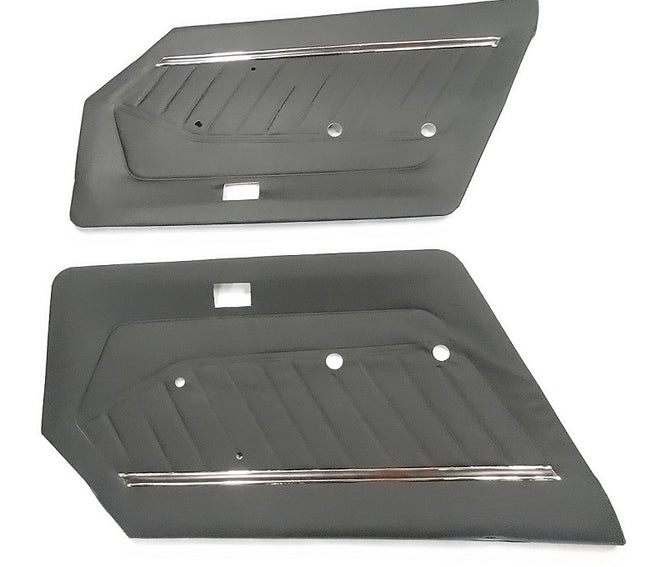 Door Panel Card Set Black 260Z and 280Z 1974-78 NEW | Z Car Depot Inc
