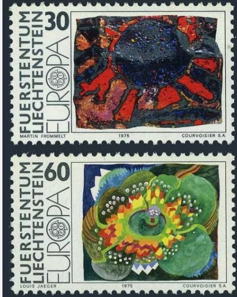 売約3720 外国切手 リヒテンシュタイン 1976年 12星座 12種完 売約3720