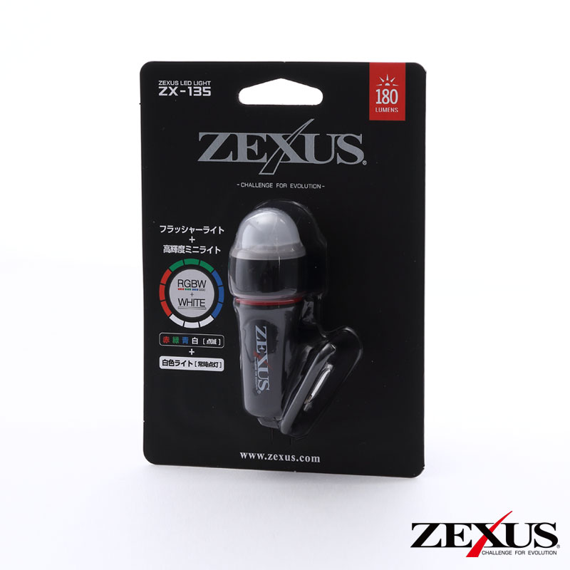 ZX-135 “FLASHER“ 公式限定ステッカー（小サイズ）付 | ZEXUS公式