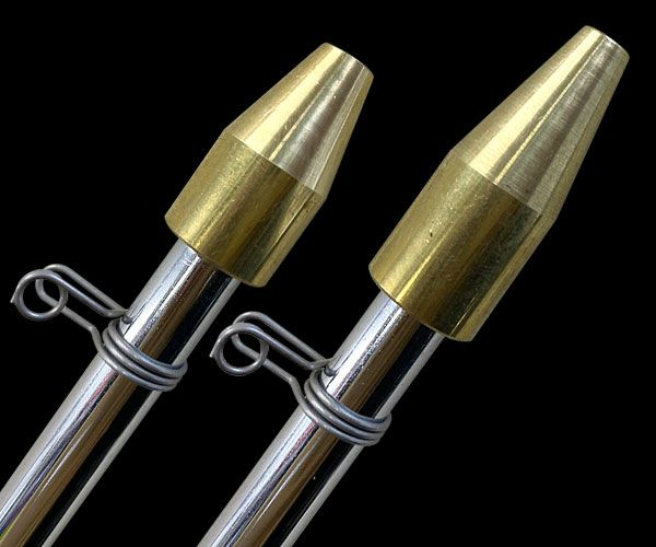 当時物タイプの旗棒の先っちょっ！真鍮 | 旧車バイクカスタムパーツの