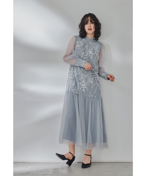 niana（ニアナ） ドレス フェザーフラワーチュールドレス 結婚式