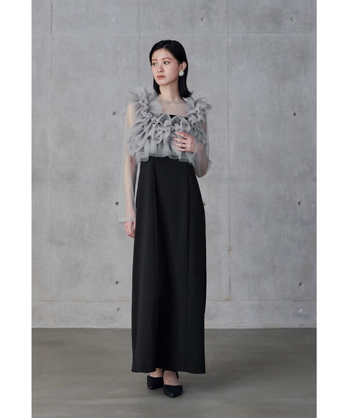 niana（ニアナ） ドレス ボリュームフリルレイヤードレス 3点セット