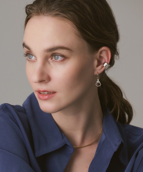 agete（アガット） チャーム シルバーアンバーピアスチャーム