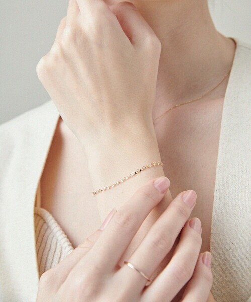 ete（エテ） ブレスレット K10YG レイヤード ブレスレット レディース