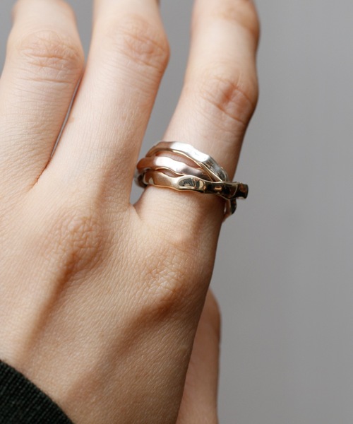 VIVIFY（ビビファイ） 指輪 リング トリプルリング/クラッシュ