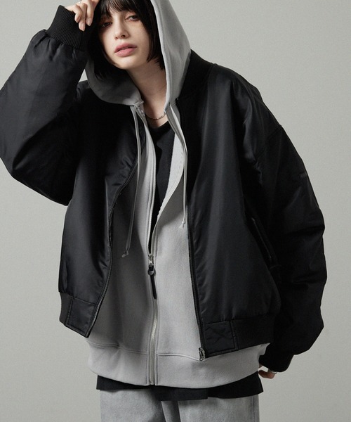 ma1 ma-1 「Alfred Alex」リバーシブルボンバースカジャンMA-1 メンズ