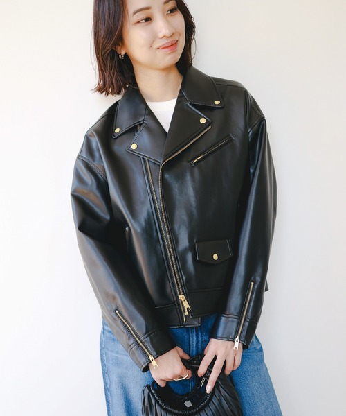 B：MING by BEAMS（ビーミング by ビームス） レザージャケット