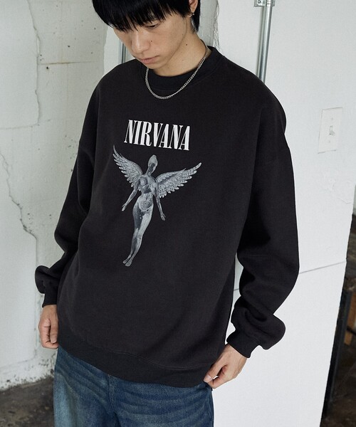 PUBLUX（パブリュクス） トレーナー スウェット 別注 NIRVANA IN U