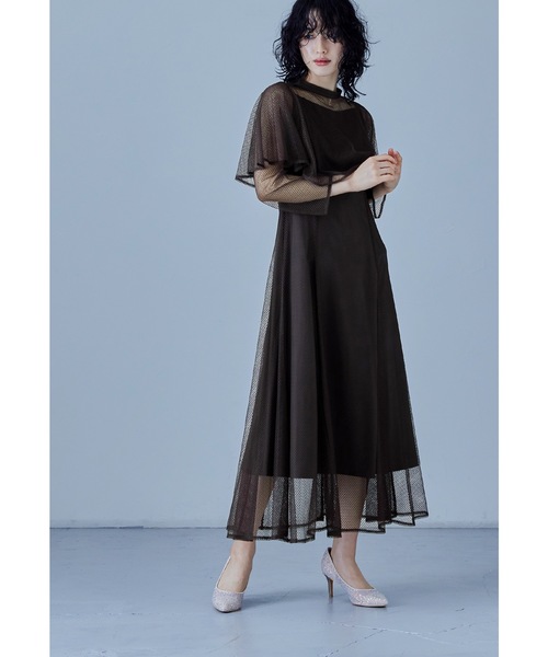 niana（ニアナ） ドレス ケープセットメッシュドレス 結婚式