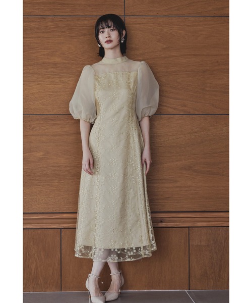 niana（ニアナ） ドレス 「低身長用サイズあり」オーガンジー