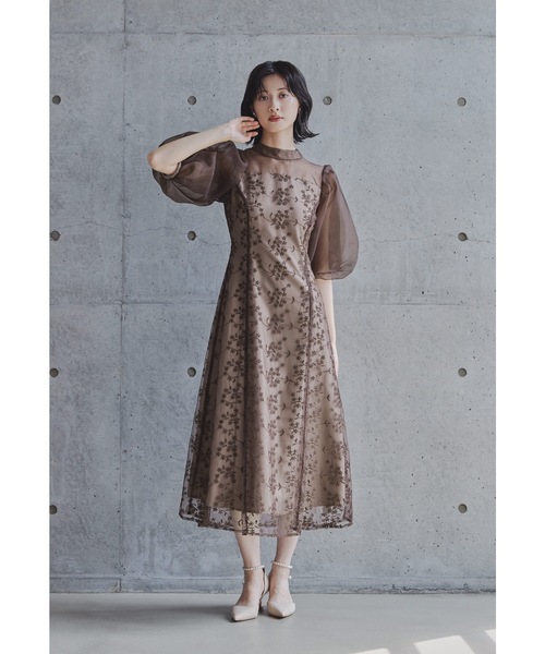 niana（ニアナ） ドレス 「低身長用サイズあり」オーガンジー