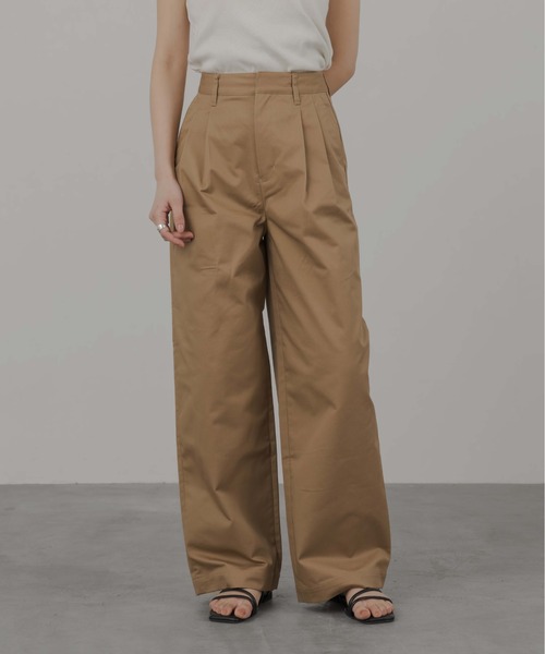 HYKE ワイドパンツ チノパンツ サイズ5 ベージュ HYKE（ハイク