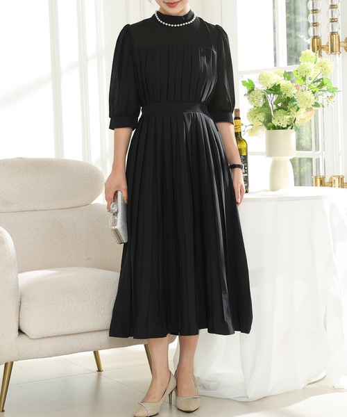 Lace Ladies（レースレディース） ドレス シアー ドッキング ロング