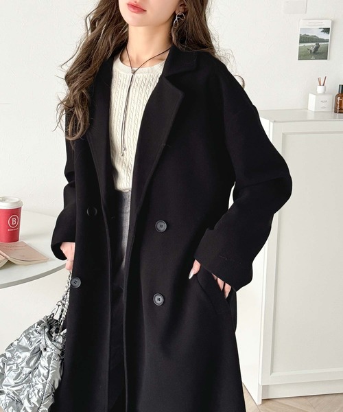 MURUA（ムルーア） チェスターコート 1 ブラウン レディース