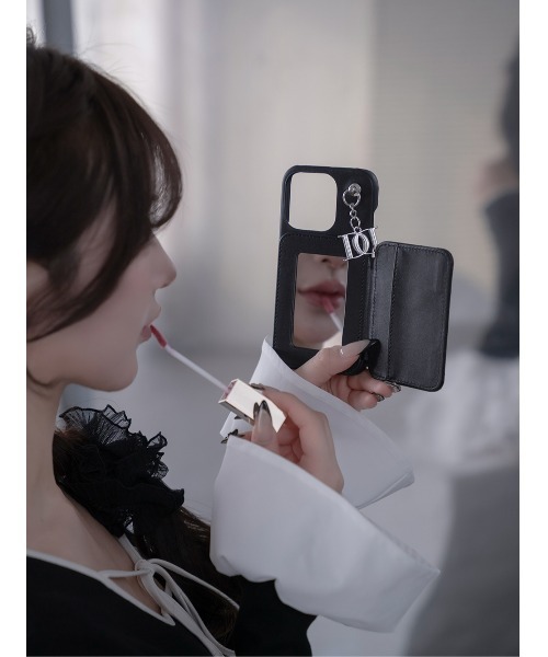 Darich（ダーリッチ） スマホケース キルティングミラーDDチャーム