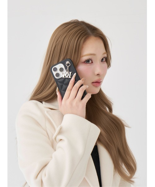 Darich（ダーリッチ） スマホケース キルティングミラーDDチャーム