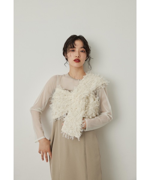 niana（ニアナ） ドレス フリンジグリッターノットドレス 秋冬 結婚式