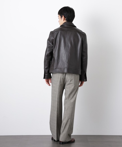 NANO universe（ナノ・ユニバース） 革ジャン ライダース ラムナッパ