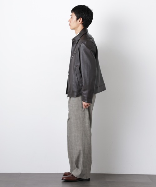 NANO universe（ナノ・ユニバース） 革ジャン ライダース ラムナッパ