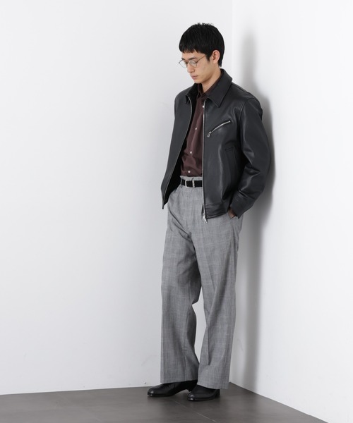 NANO universe（ナノ・ユニバース） 革ジャン ライダース ラムナッパ