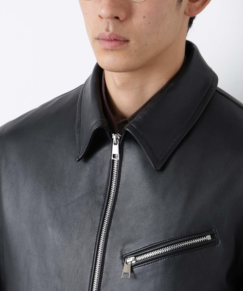 NANO universe（ナノ・ユニバース） 革ジャン ライダース ラムナッパ