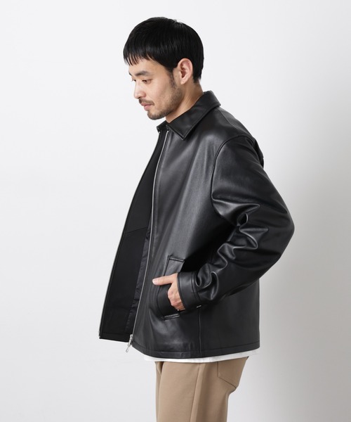 NANO universe（ナノ・ユニバース） 革ジャン ライダース レザー